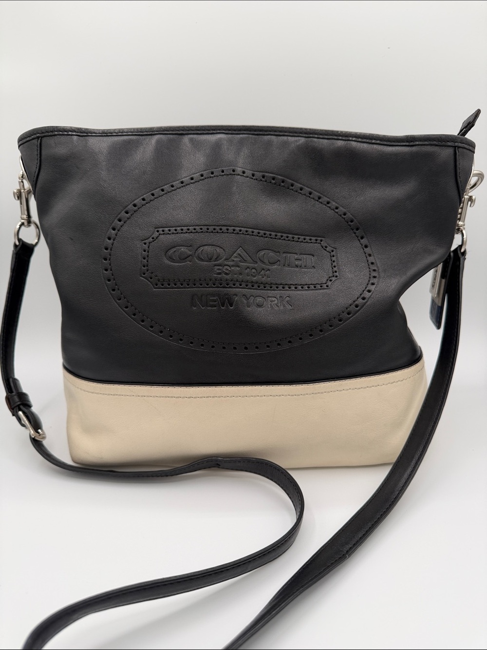 Coach Heritage Leather Flight Crossbody